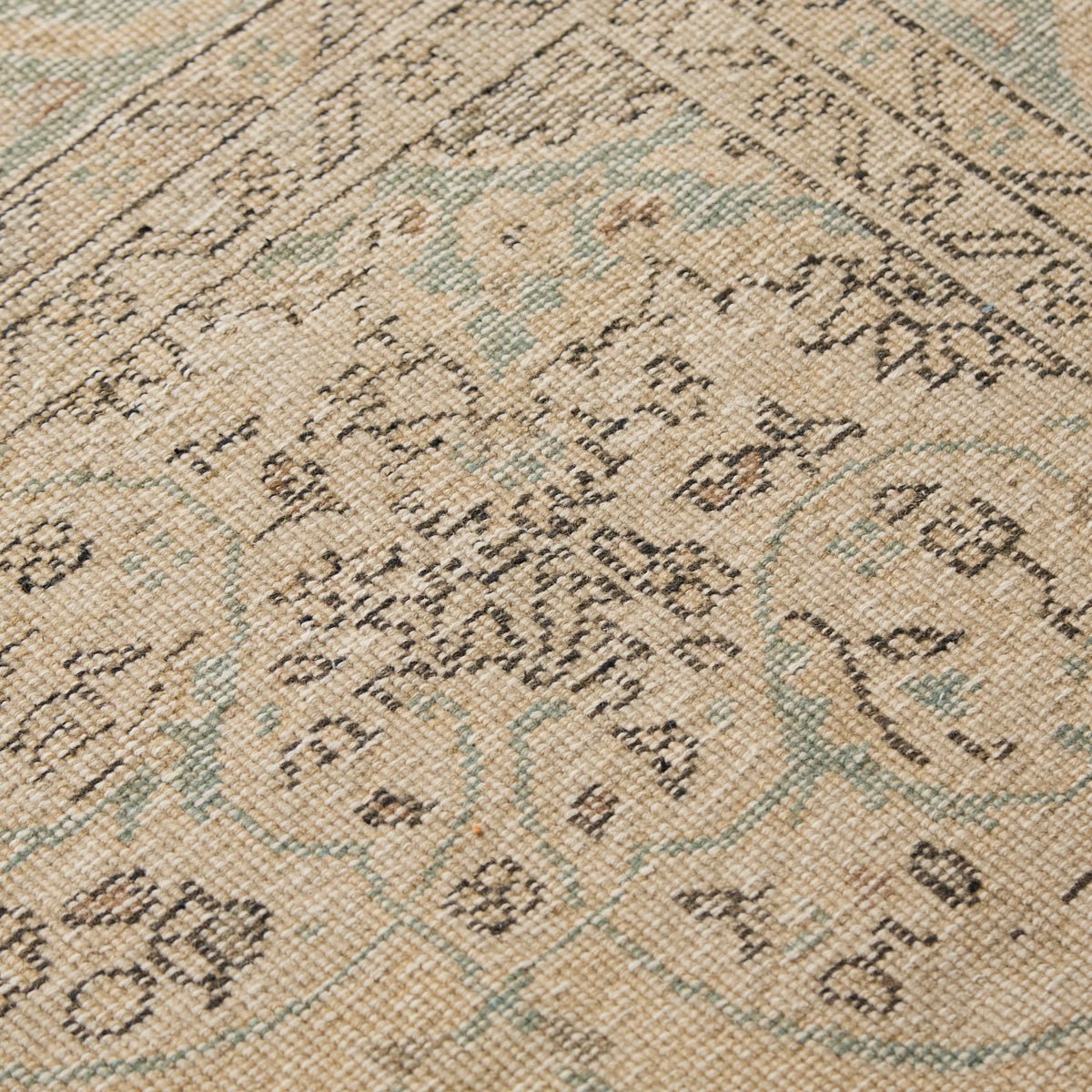 Uzes Vintage Rug | 6'8.5" x 10'1.5" - elsie green - textiles