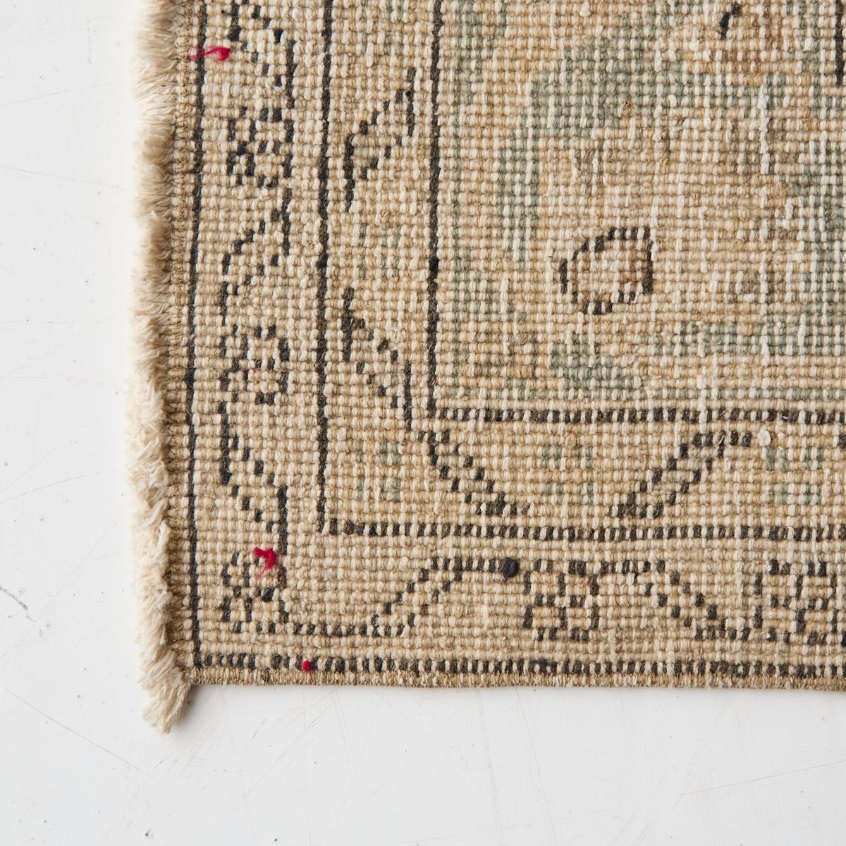 Uzes Vintage Rug | 6'8.5" x 10'1.5" - elsie green - textiles
