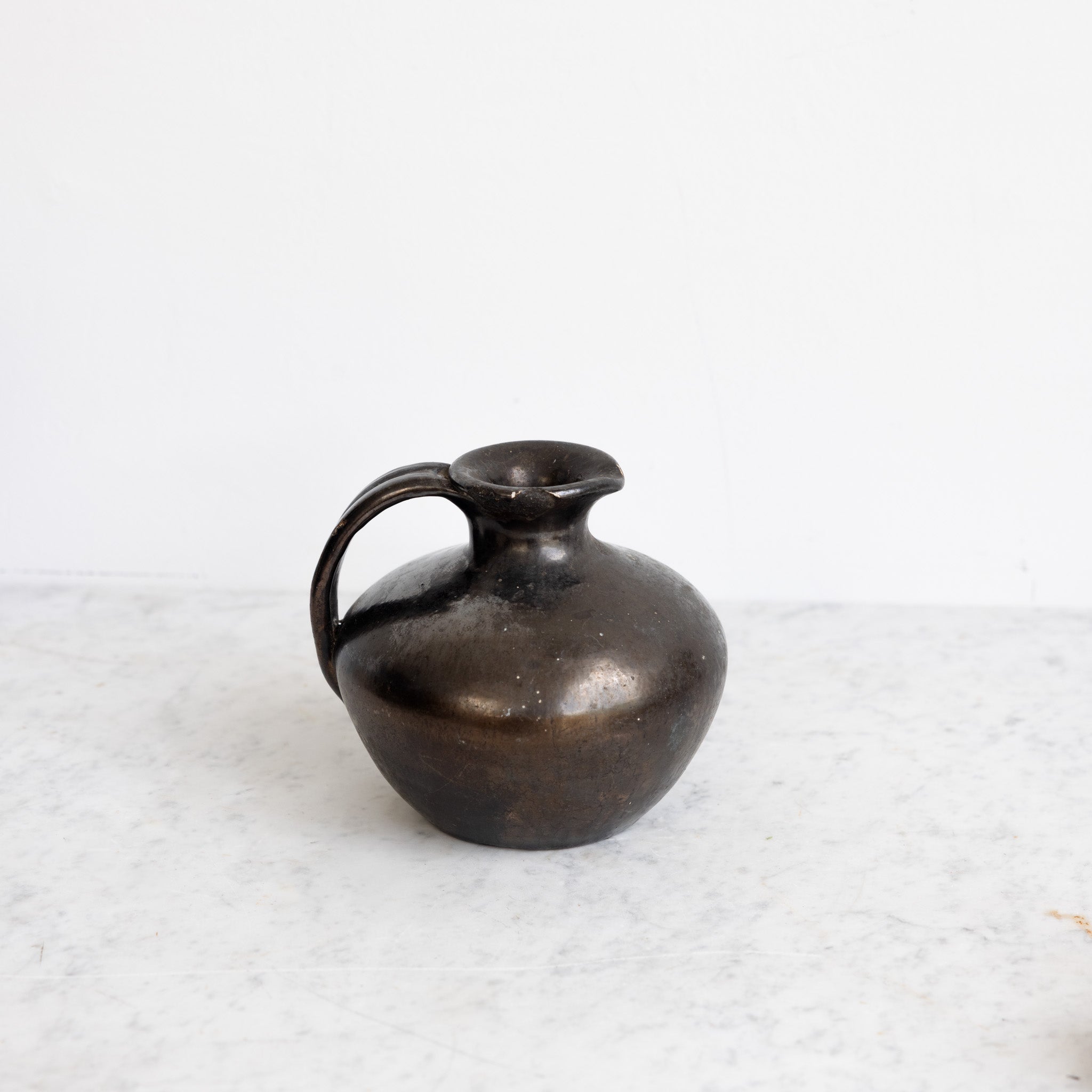 Vallauris Stoneware Pitcher with Lustrous Glaze - elsie green - the french kitchen