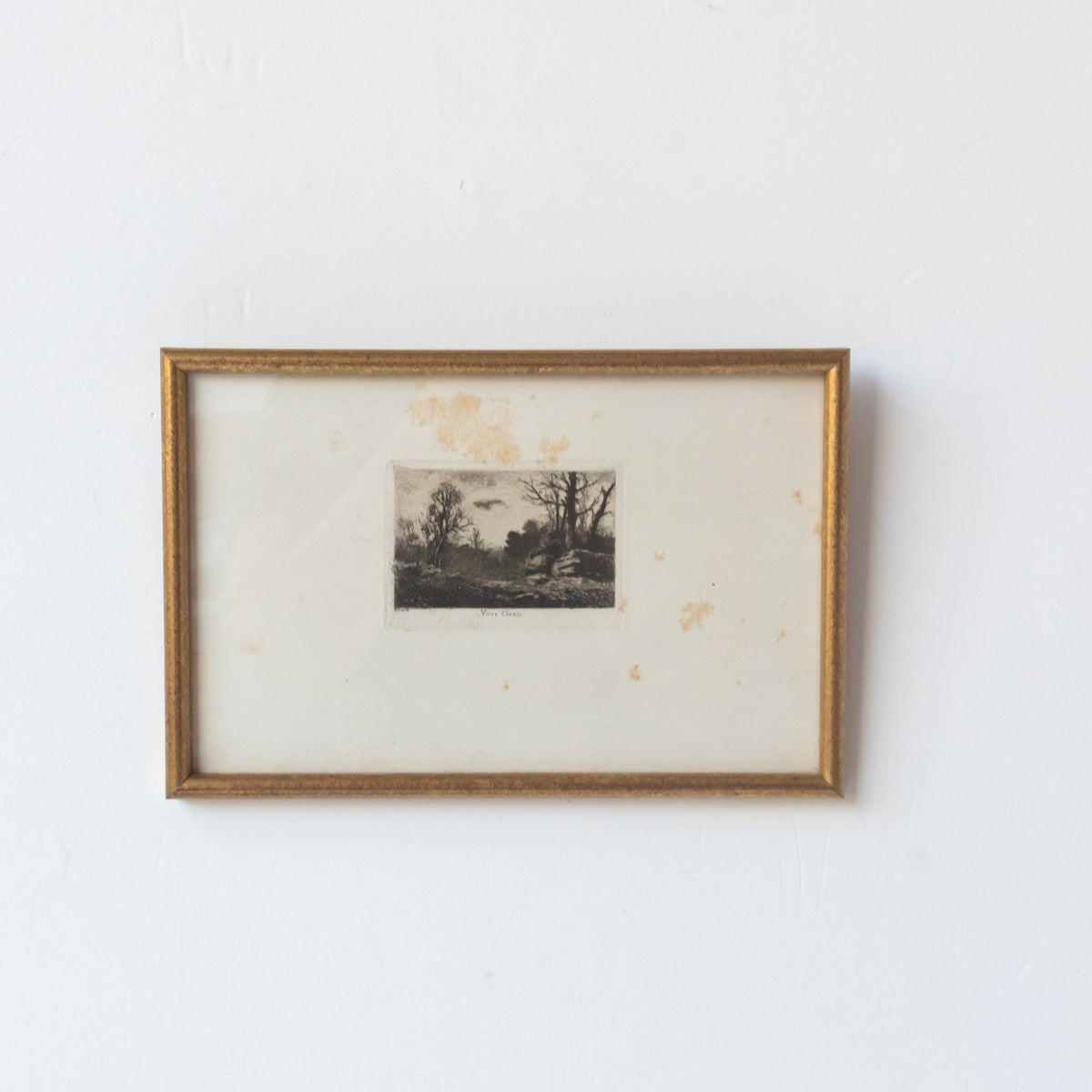 Vieux Chemin Etching - elsie green - art