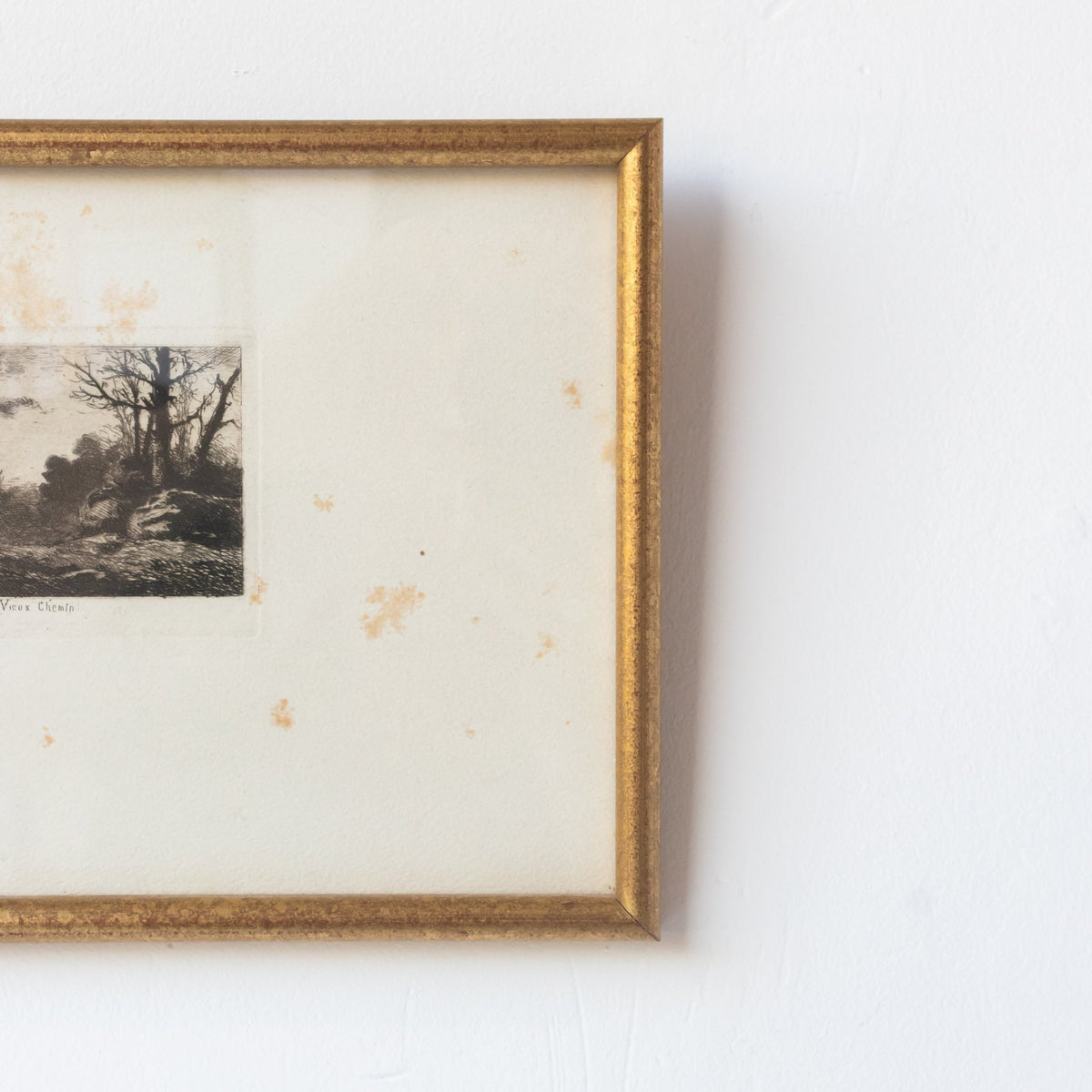 Vieux Chemin Etching - elsie green - art