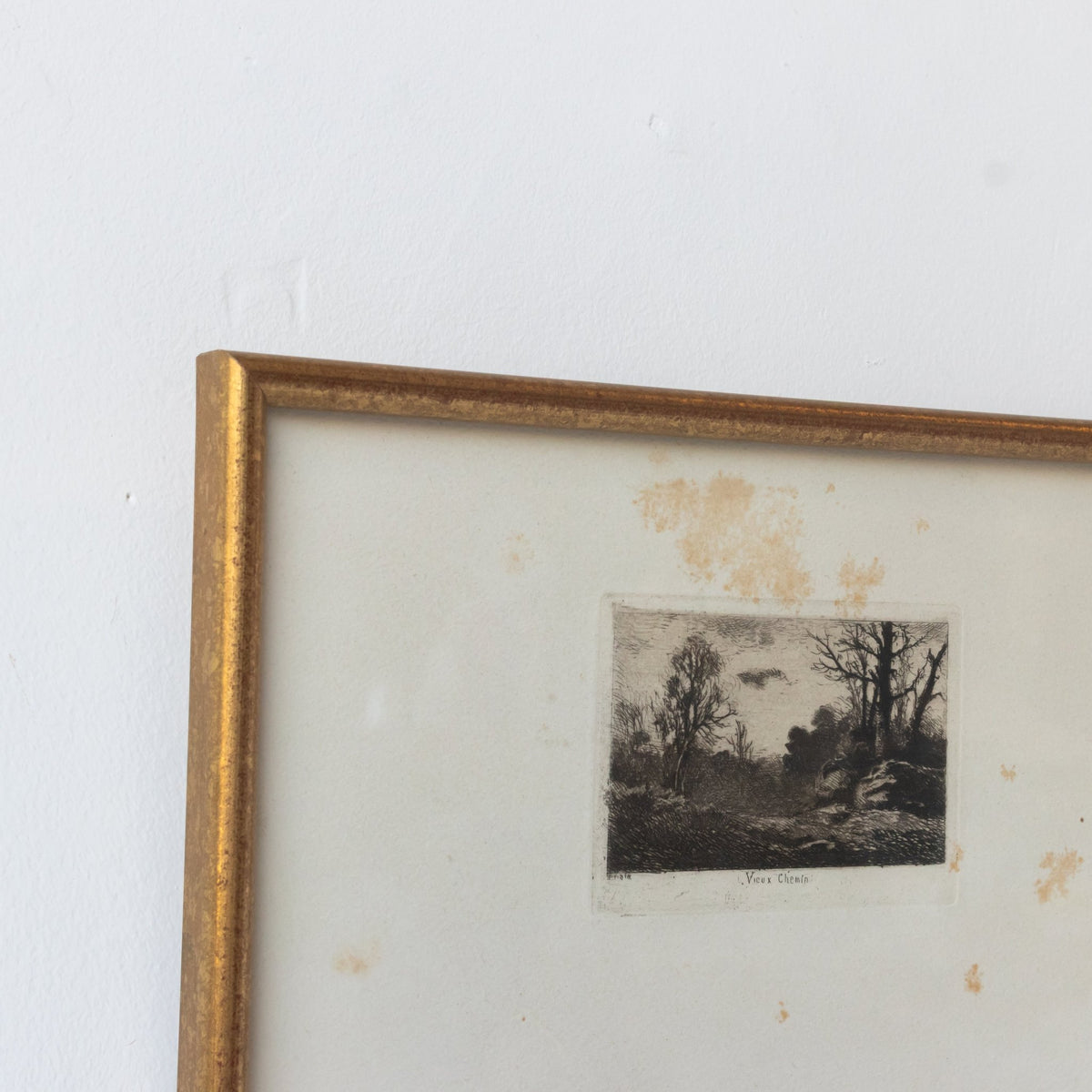 Vieux Chemin Etching - elsie green - art