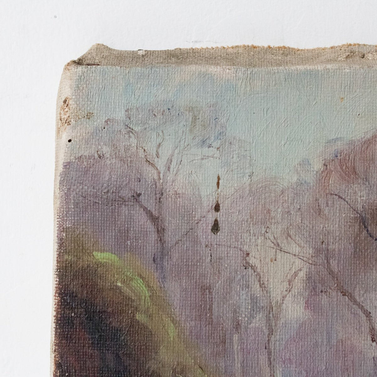 Village De Bourgogne Oil Painting | Dated 1939 - elsie green - Art