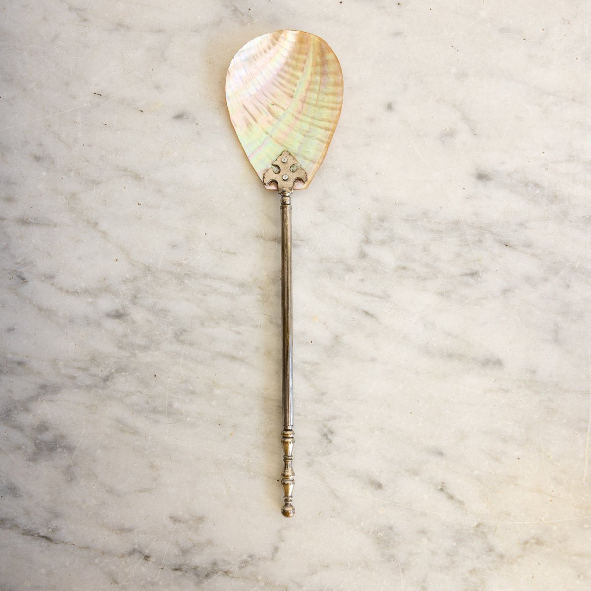 Vintage Abalone Spoon - elsie green - the french kitchen