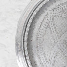Vintage Aluminum Moroccan Tray - elsie green - French Kitchen