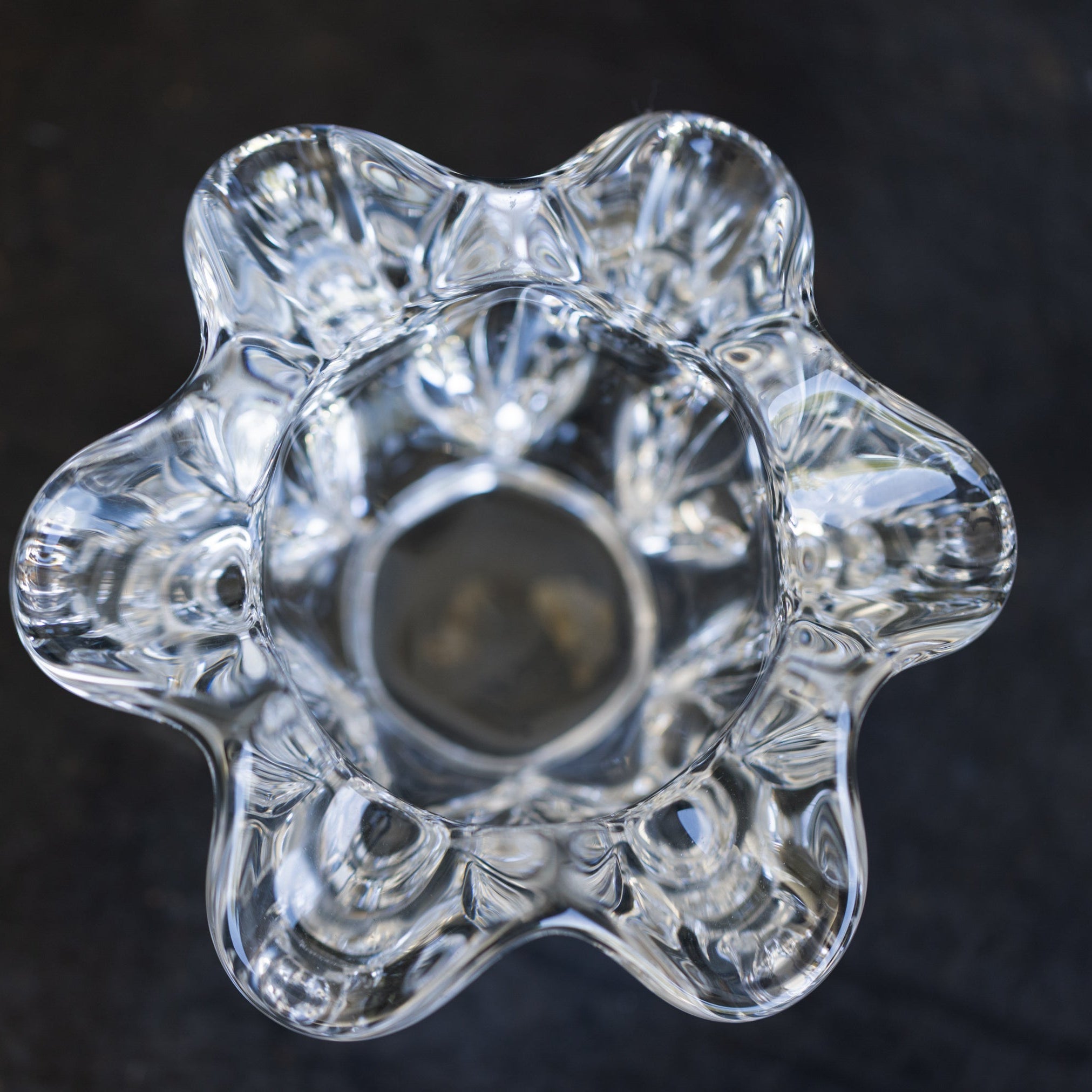 Vintage Baccarat Crystal Coupe - elsie green - decor