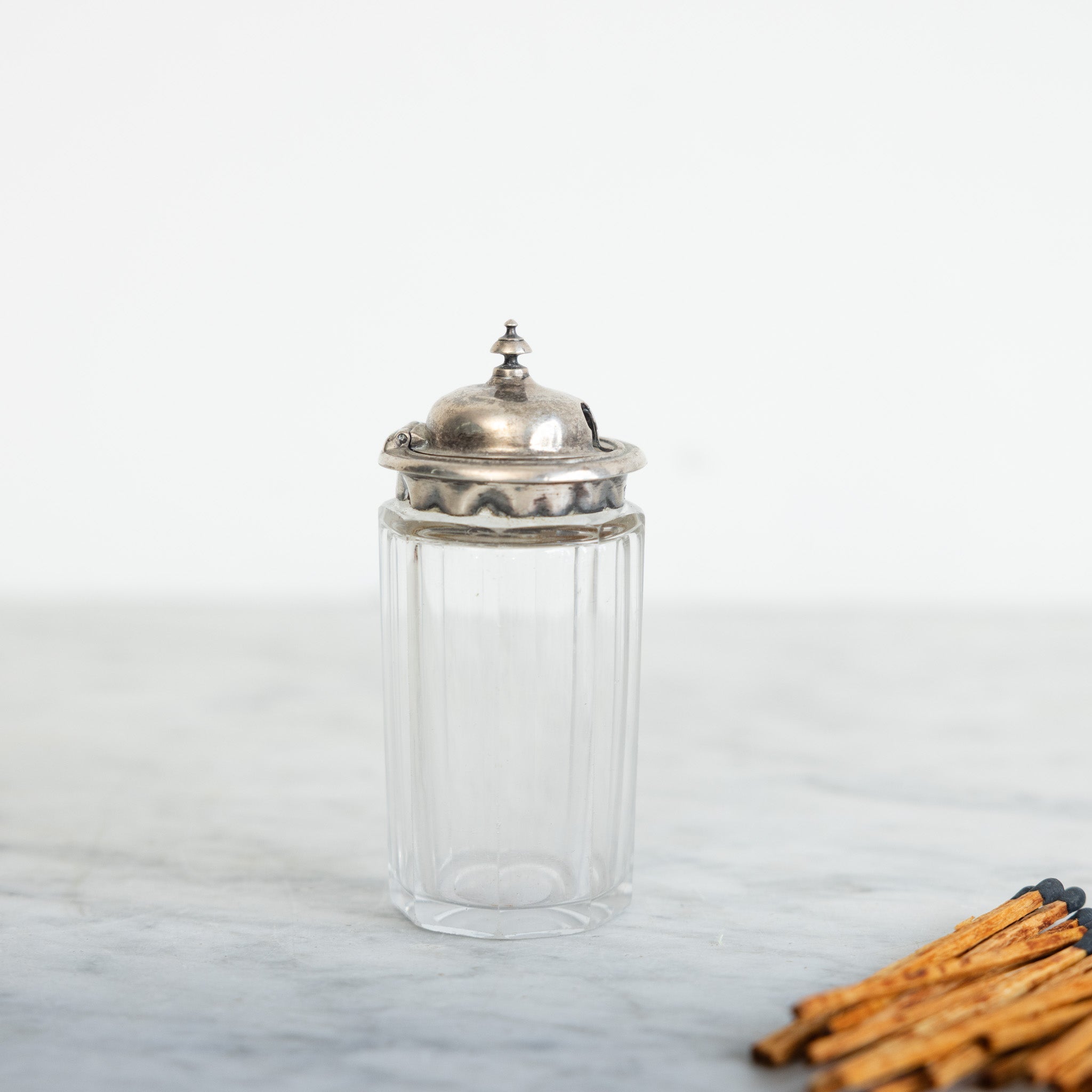 Vintage Baccarat Match Caddy - elsie green - decor