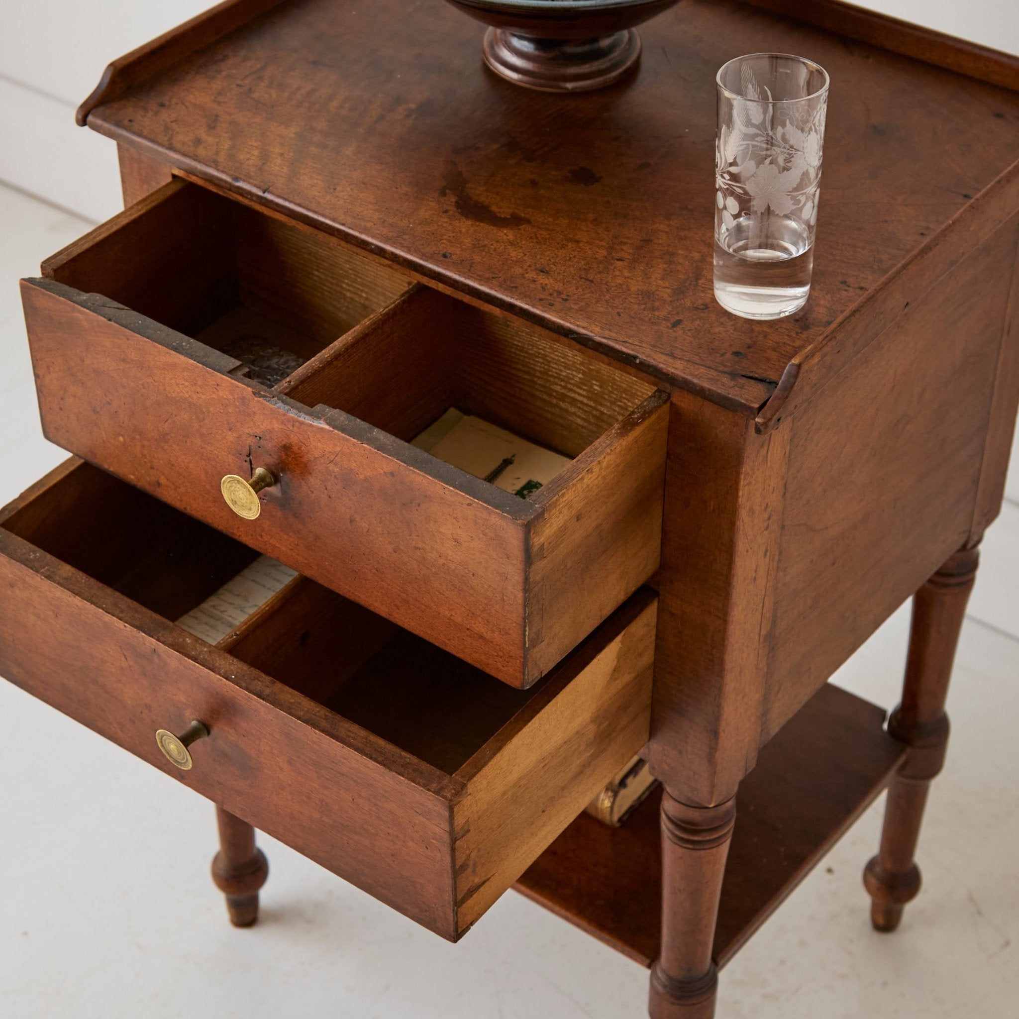 Vintage Bedside Table - elsie green - furniture