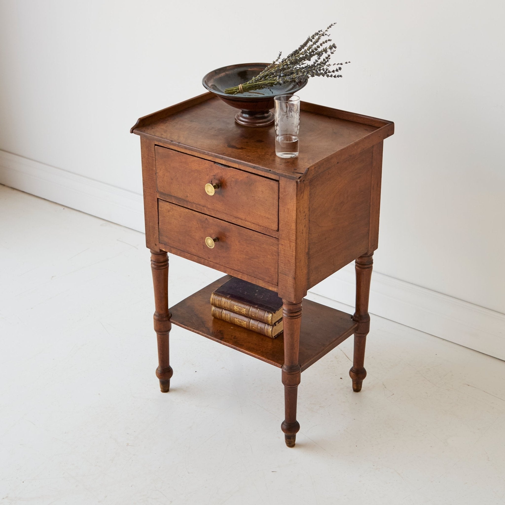 Vintage Bedside Table - elsie green - furniture