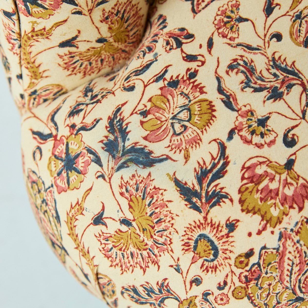 Vintage Block Print Crapaud Chair | Zara - elsie green - furniture