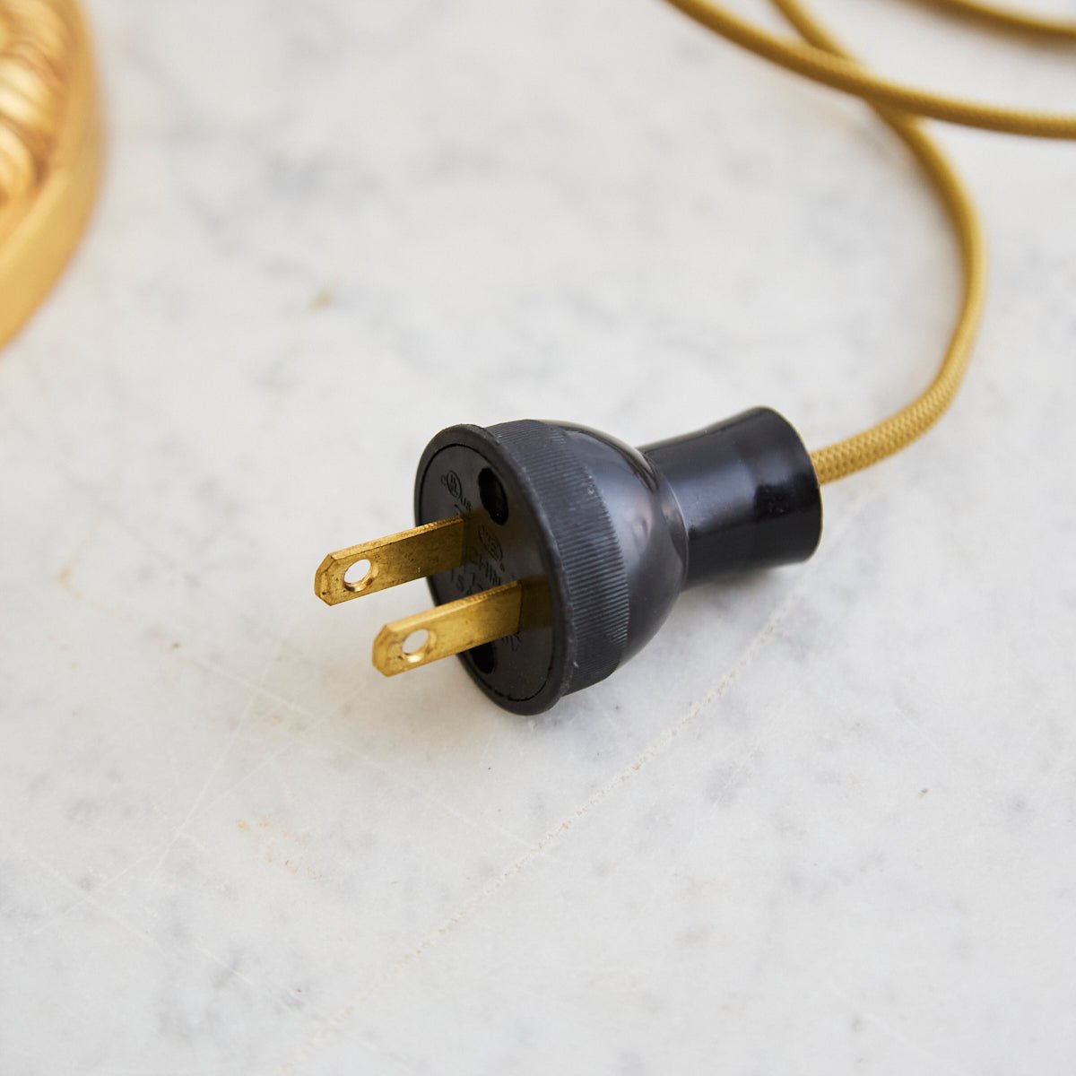 Vintage Brass Candlestick Lamp - elsie green - decor