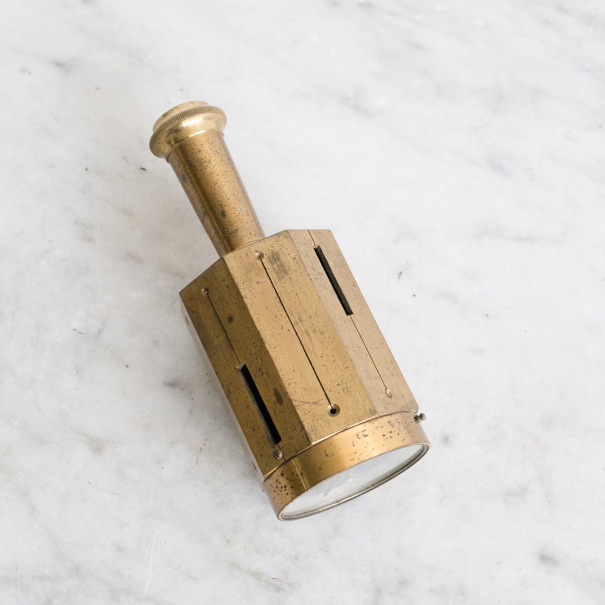 Vintage Brass Engineer's Compass - elsie green - decor