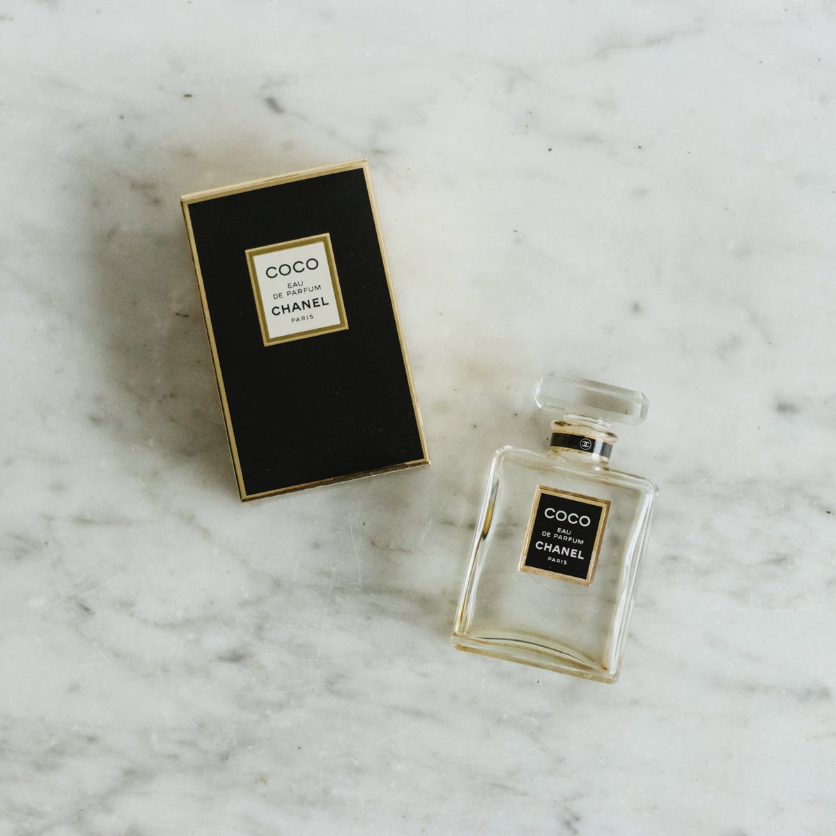 Vintage Coco Chanel Perfume Bottle - elsie green - decor