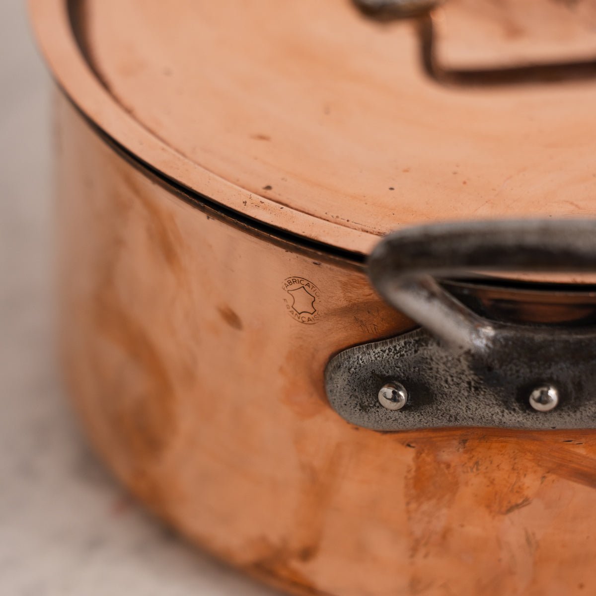 Vintage Copper Stock Pot - elsie green - the french kitchen