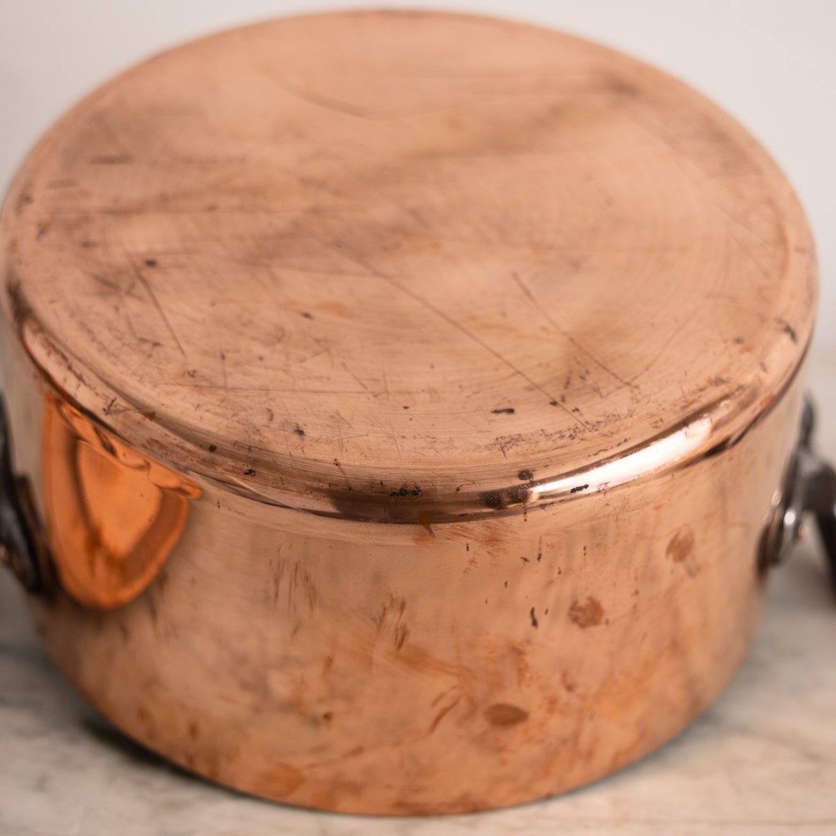 Vintage Copper Stock Pot - elsie green - the french kitchen