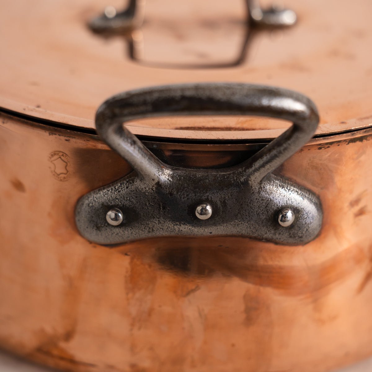 Vintage Copper Stock Pot - elsie green - the french kitchen
