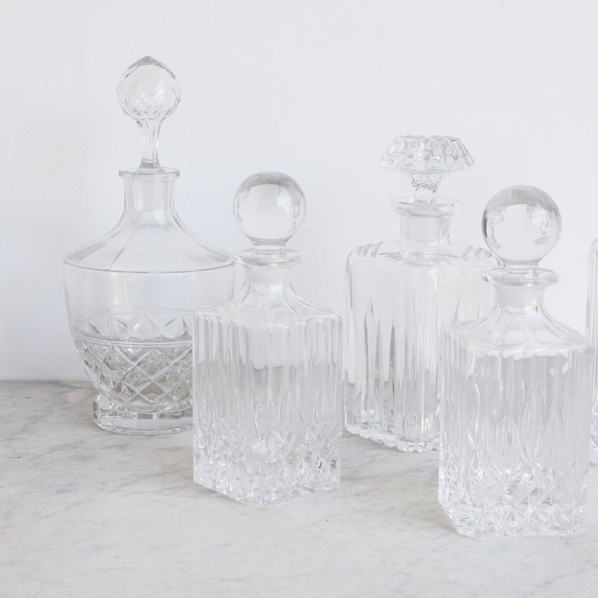 Vintage Crystal Bar Decanter - elsie green - The French Kitchen