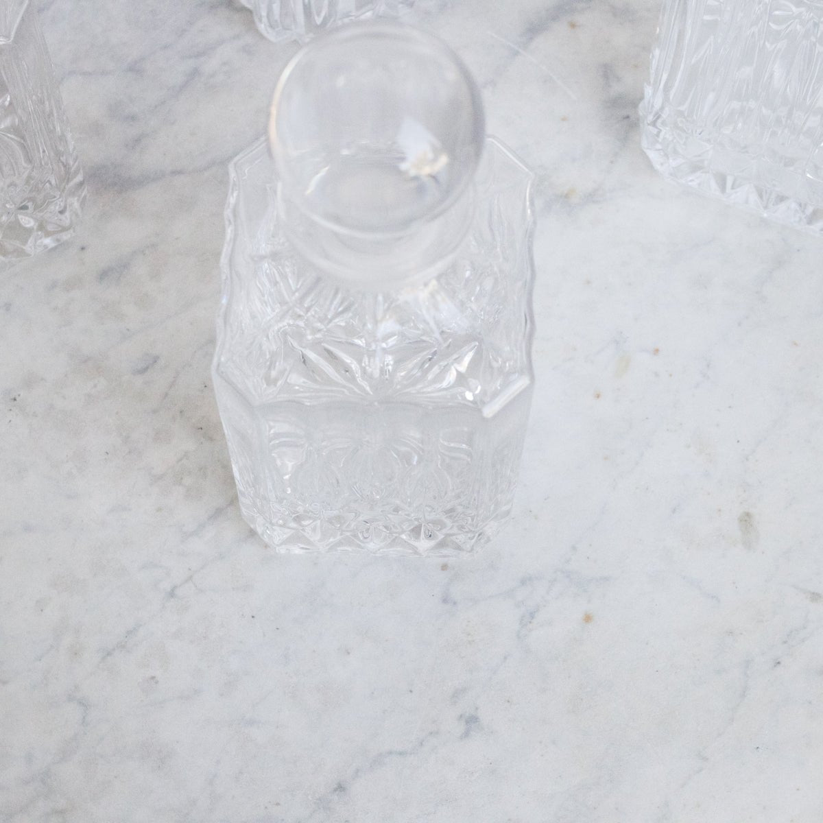 Vintage Crystal Bar Decanter - elsie green - The French Kitchen