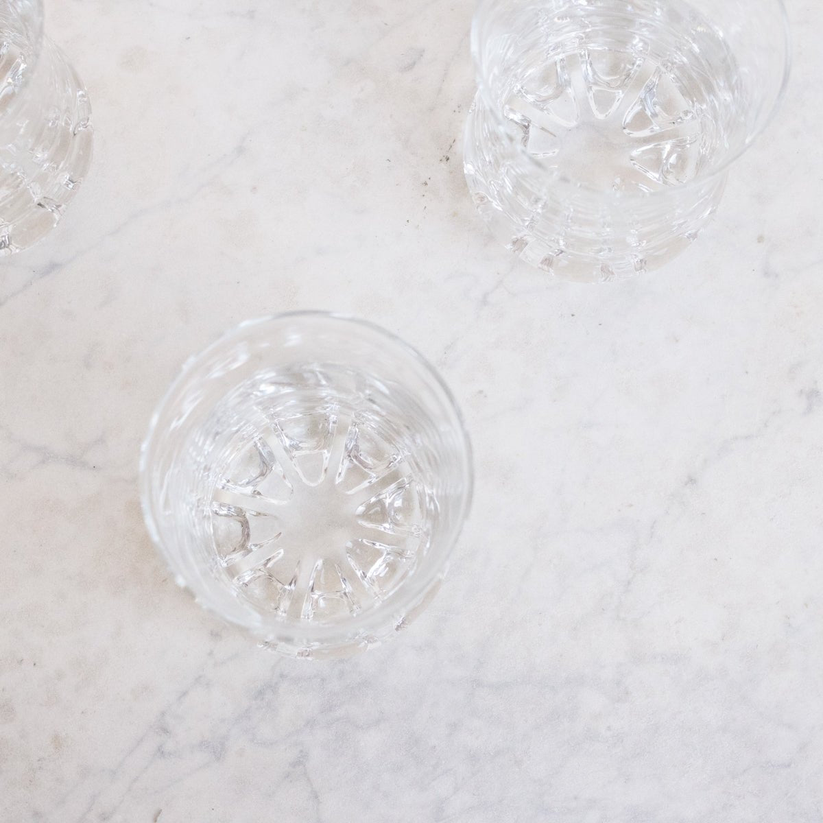 Vintage Crystal Bar Glass Set Of 10 - elsie green - The French Kitchen