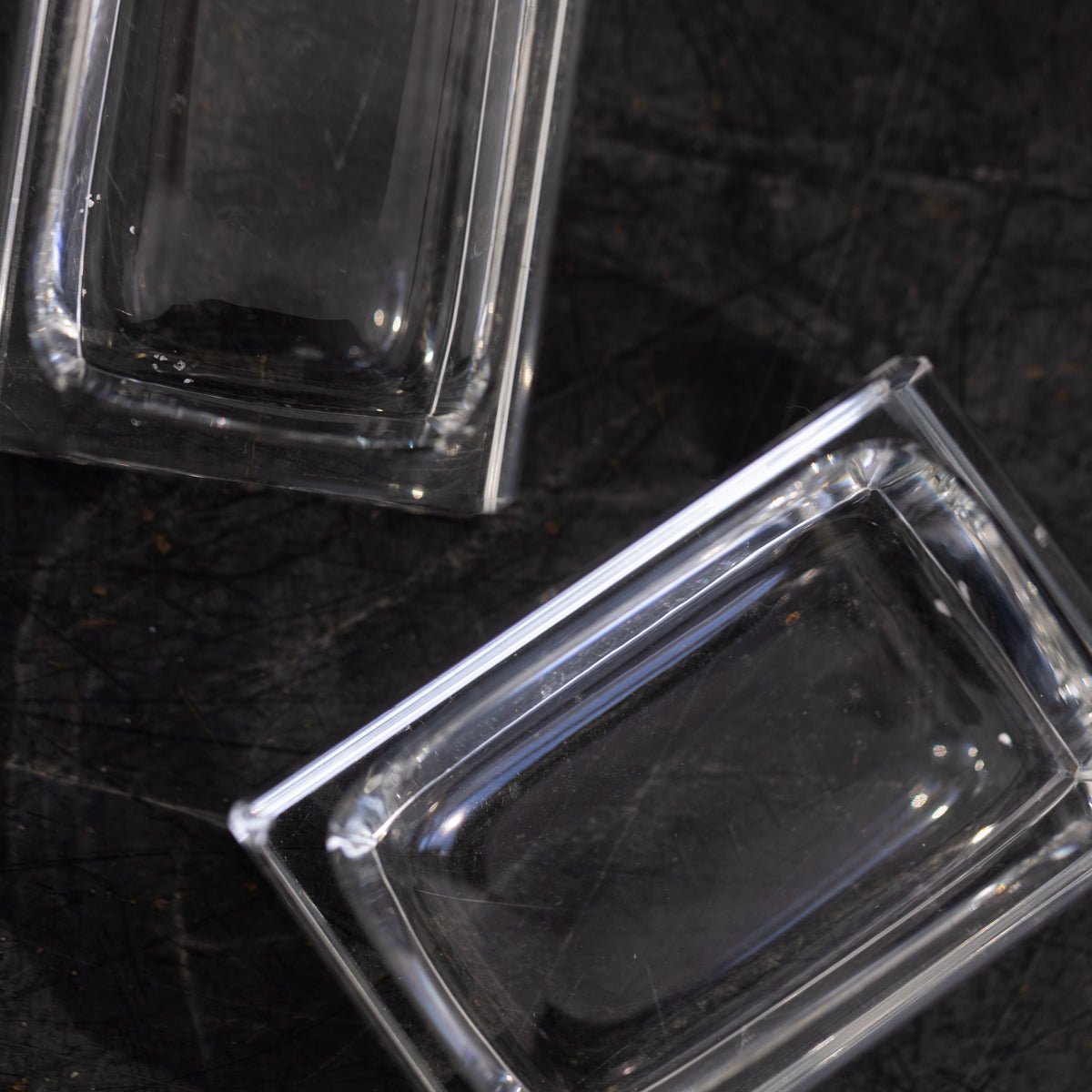 Vintage Crystal Salt Cellar - elsie green - the french kitchen