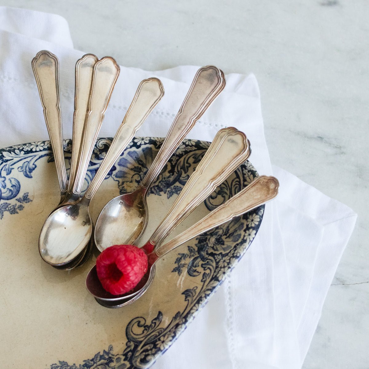 Vintage Demitasse Spoon Set of 12 - elsie green - the french kitchen