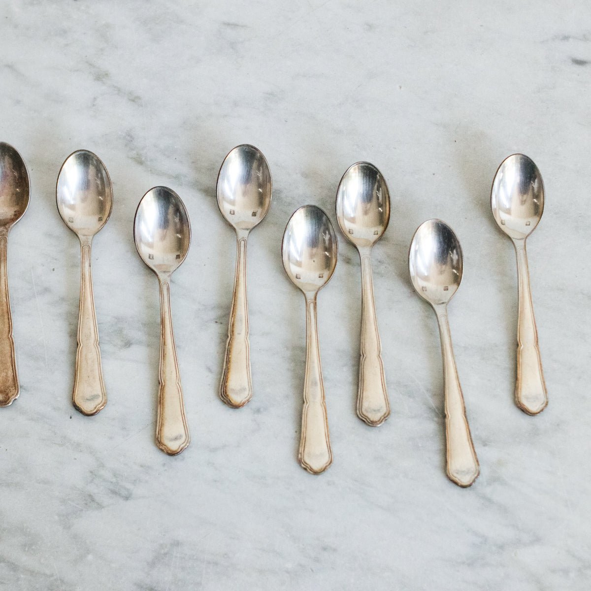 Vintage Demitasse Spoon Set of 12 - elsie green - the french kitchen
