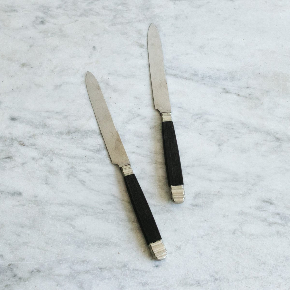 Vintage Ebonized Knife Set of 9 - elsie green - the french kitchen