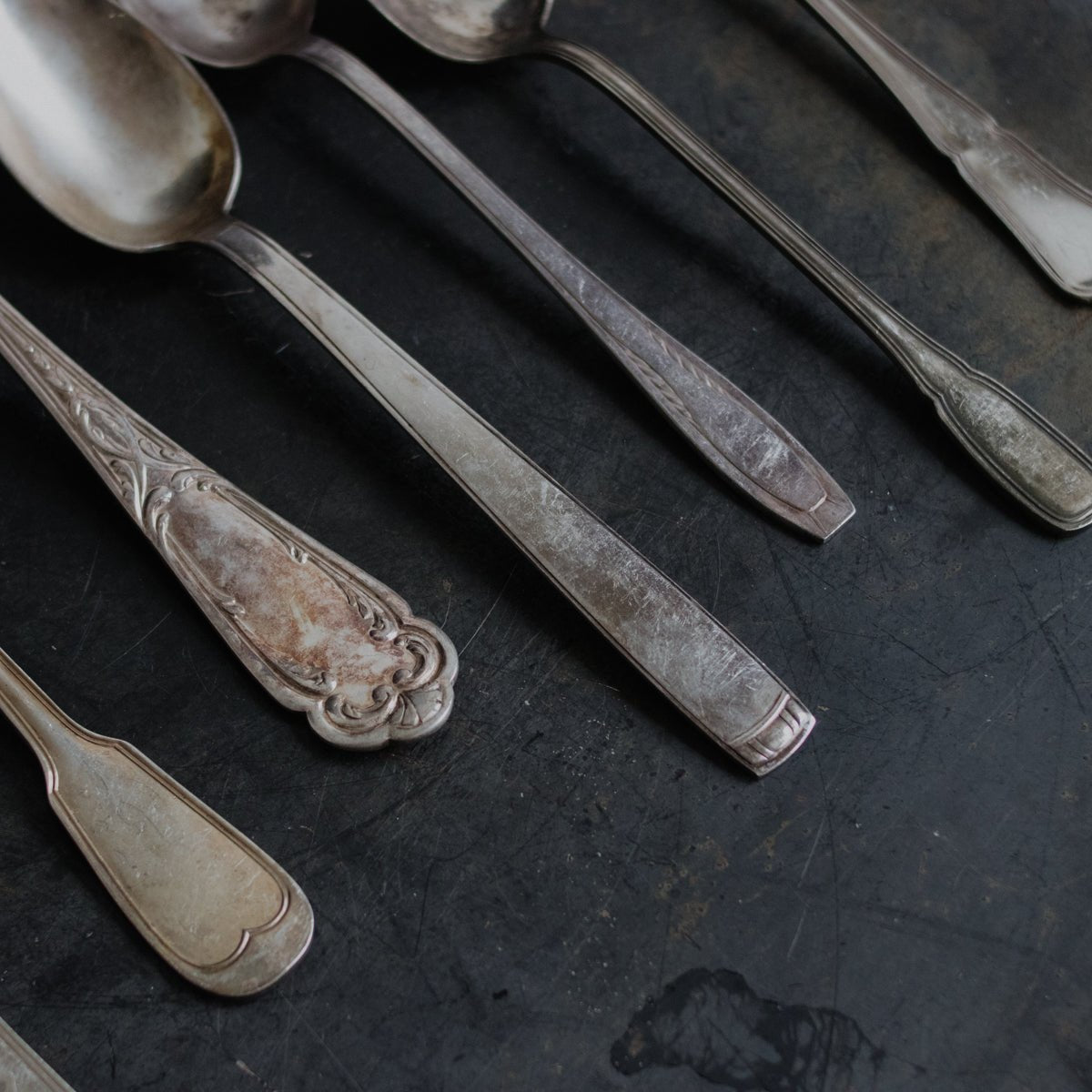 Vintage Ercuis Serving Spoon - elsie green - the french kitchen