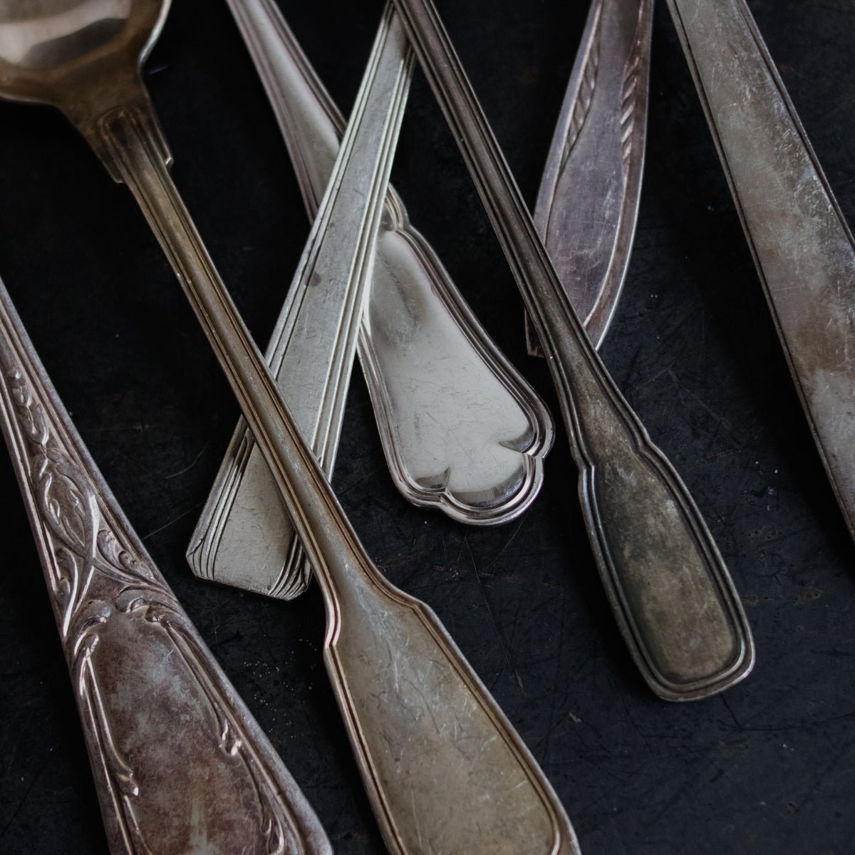 Vintage Ercuis Serving Spoon - elsie green - the french kitchen