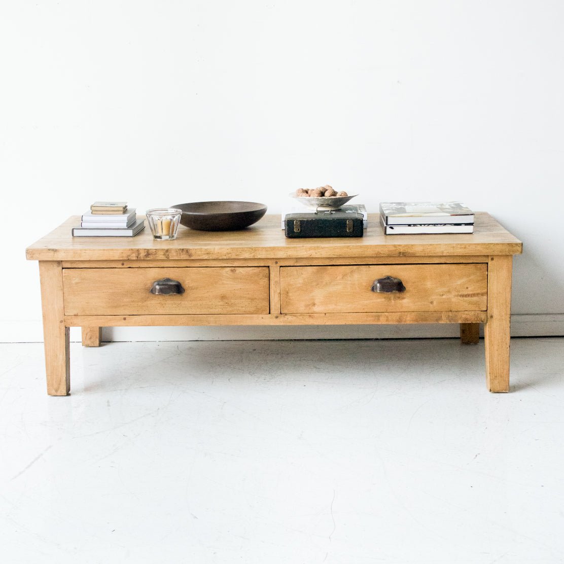 Vintage Farmhouse Coffee Table - elsie green - furniture