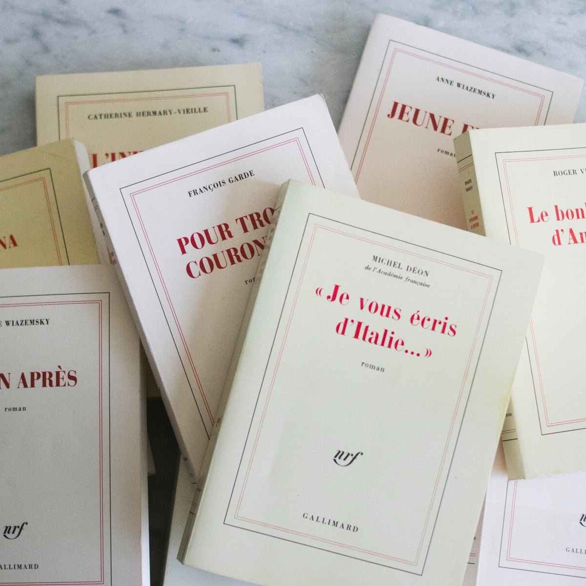 Vintage French Book Set of 4 - elsie green - decor