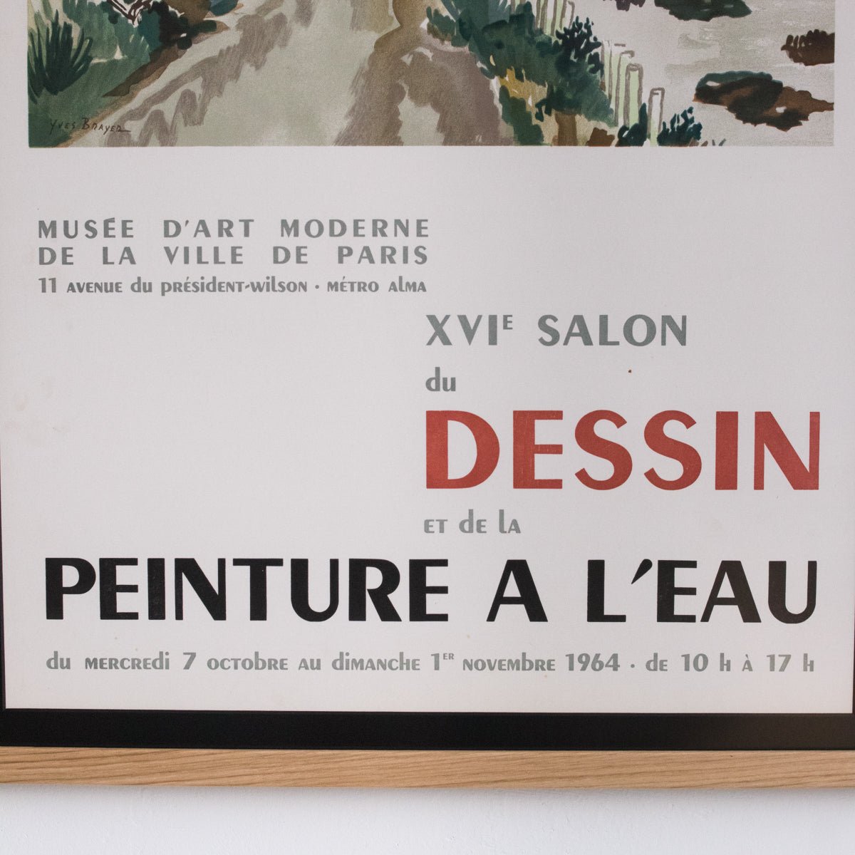 Vintage French Exhibit Poster | 16me Salon du Dessin - elsie green - art