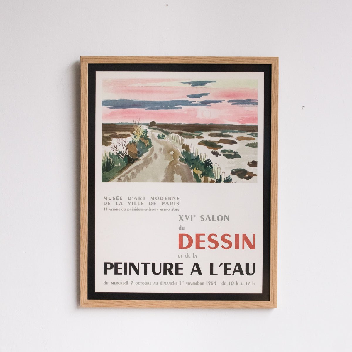 Vintage French Exhibit Poster | 16me Salon du Dessin - elsie green - art