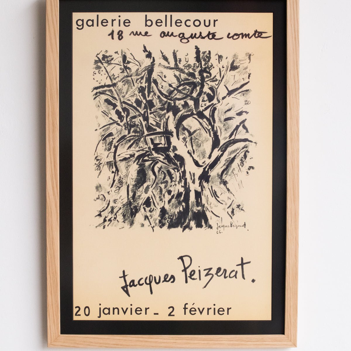 Vintage French Exhibit Poster | Jacques Peizerat - elsie green - art