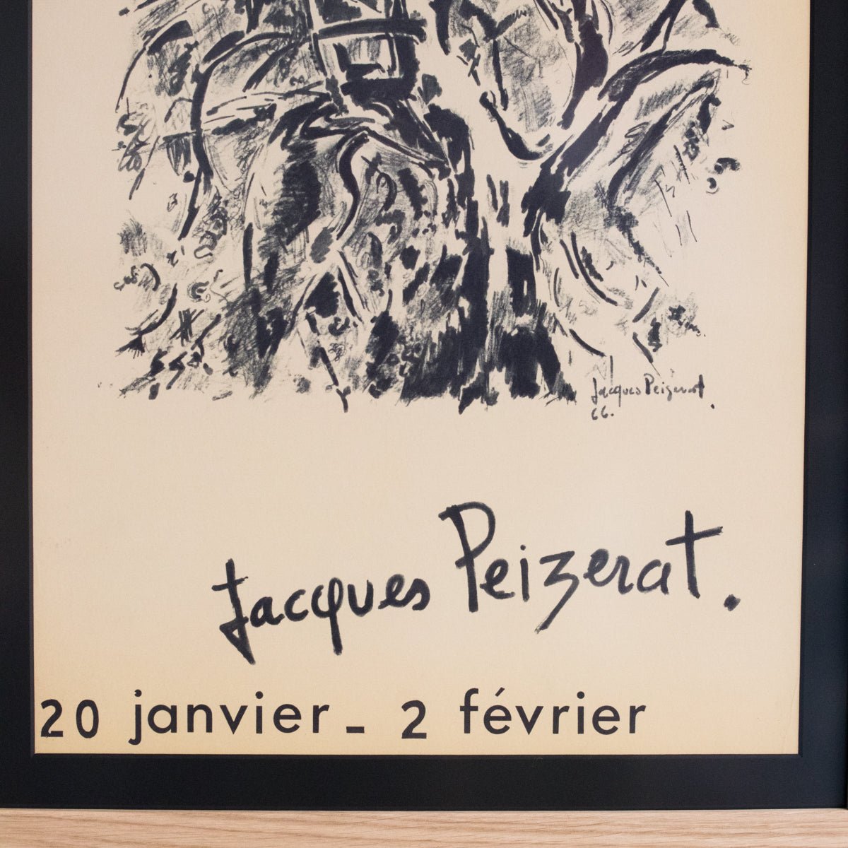 Vintage French Exhibit Poster | Jacques Peizerat - elsie green - art