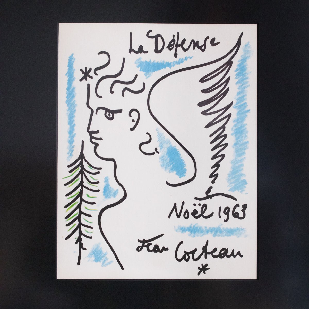 Vintage French Exhibit Poster | Jean Cocteau - elsie green - art