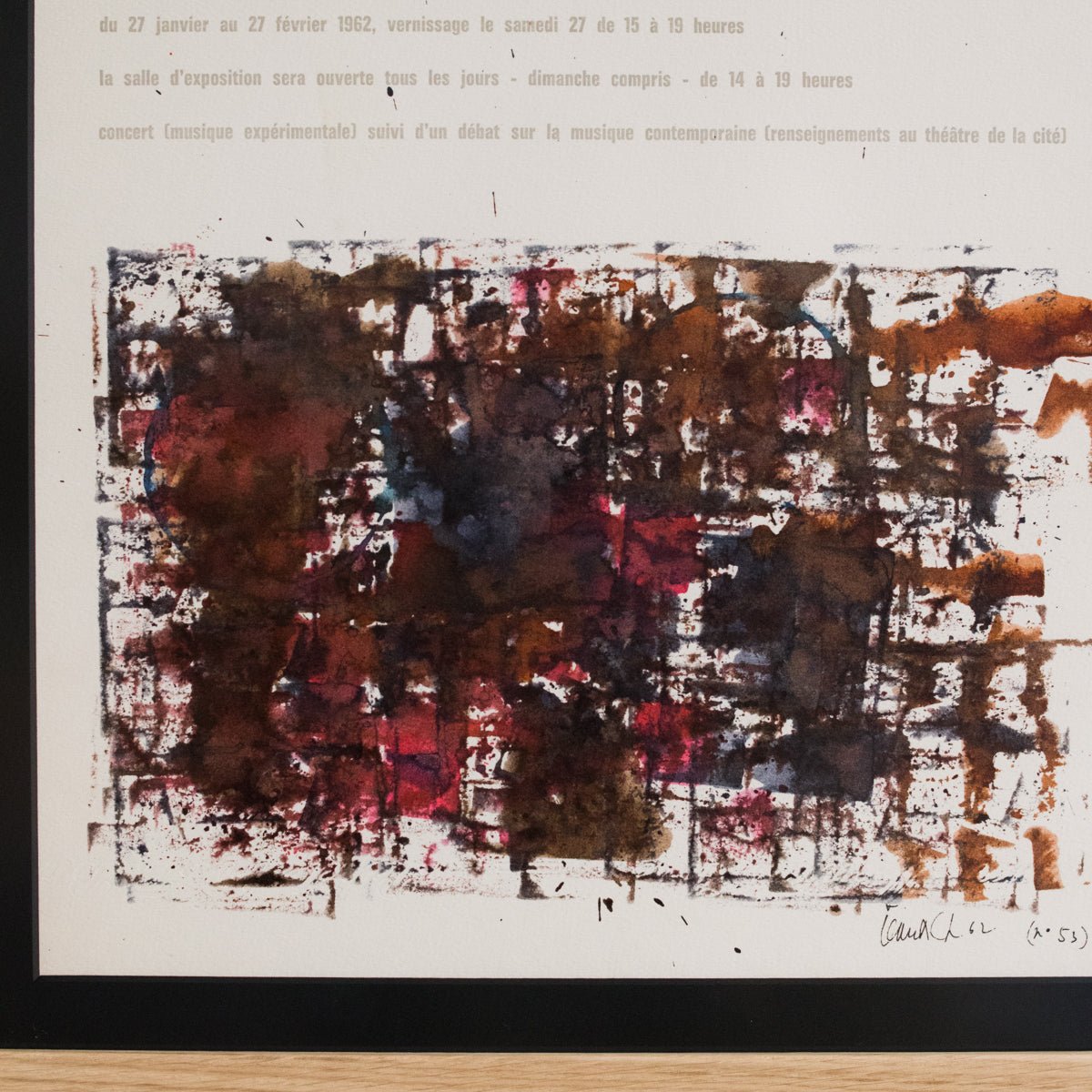 Vintage French Exhibit Poster | Jean Marie Chourgnoz - elsie green - art