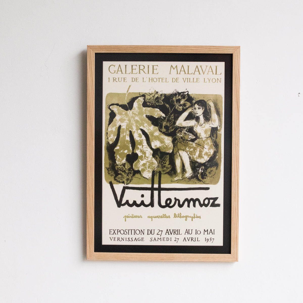 Vintage French Exhibit Poster | Vuillermoz - elsie green - art