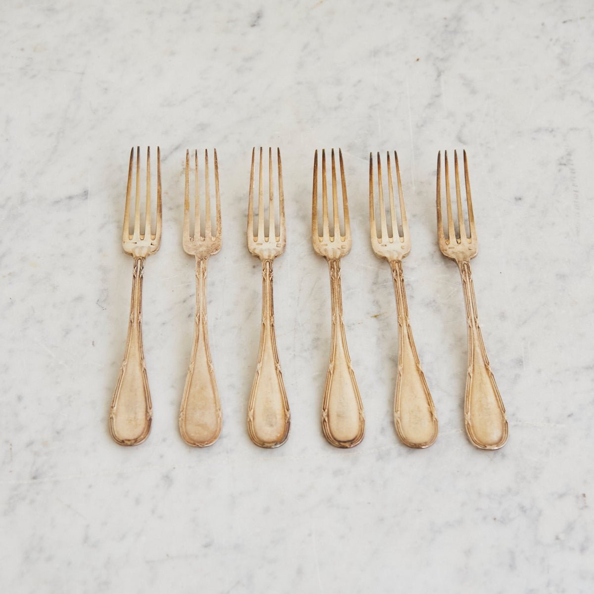 Vintage French Salad Fork Set of 6 - elsie green - the french kitchen