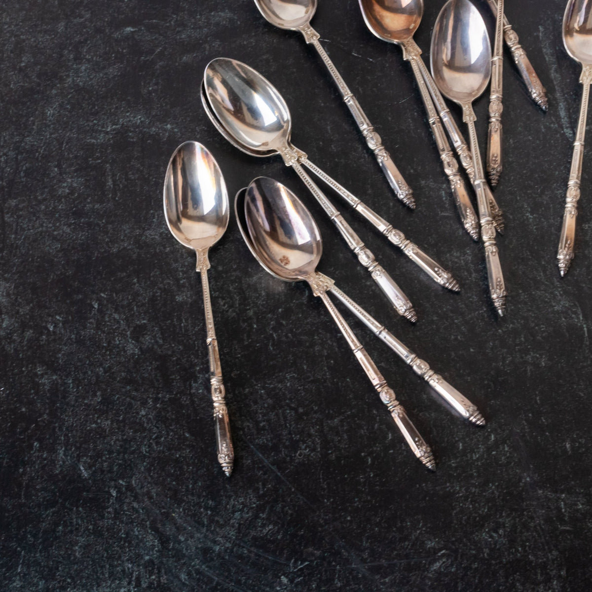 Vintage French Teaspoon Set of 12 - elsie green - the french kitchen