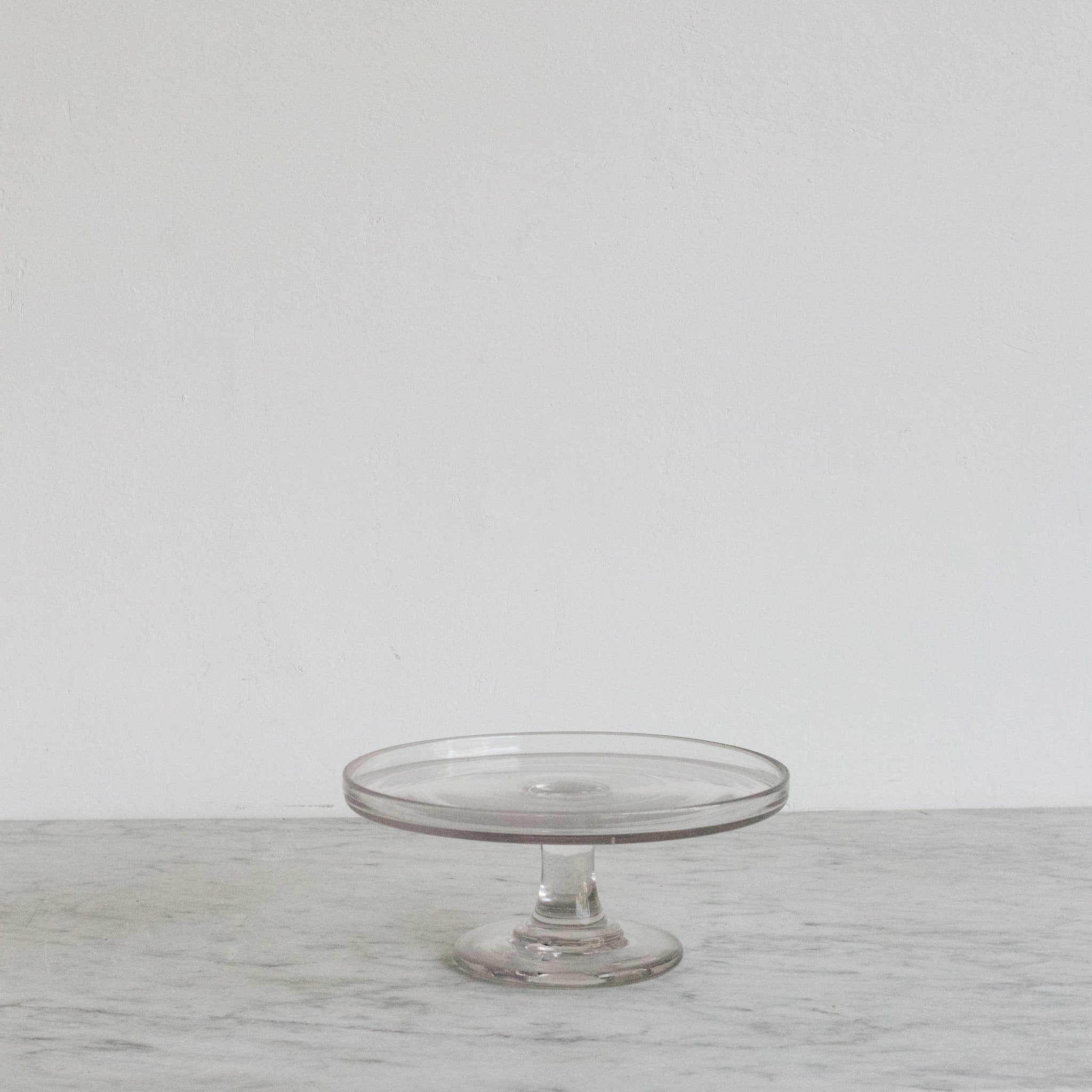 Vintage Glass Cake Plate - elsie green - The French Kitchen