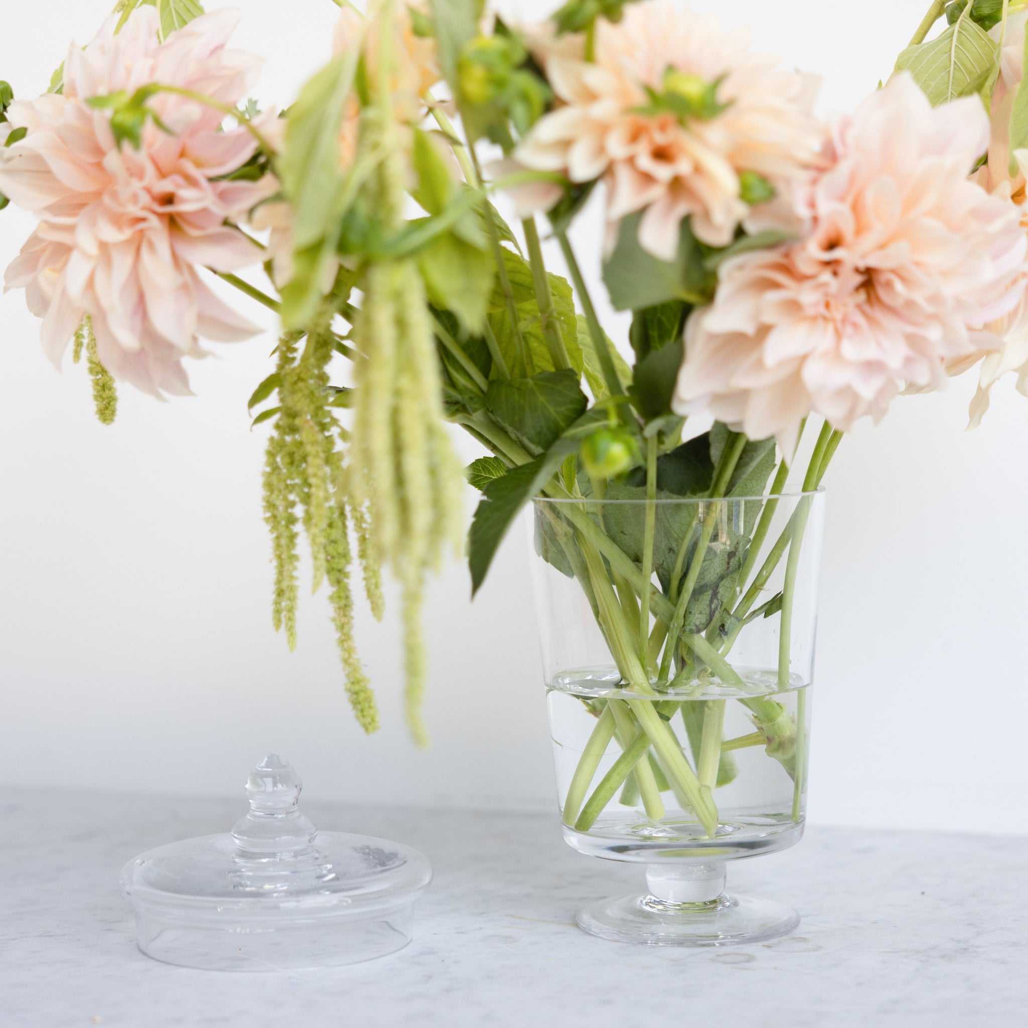 Vintage Glass Candy Jar - elsie green - Decor