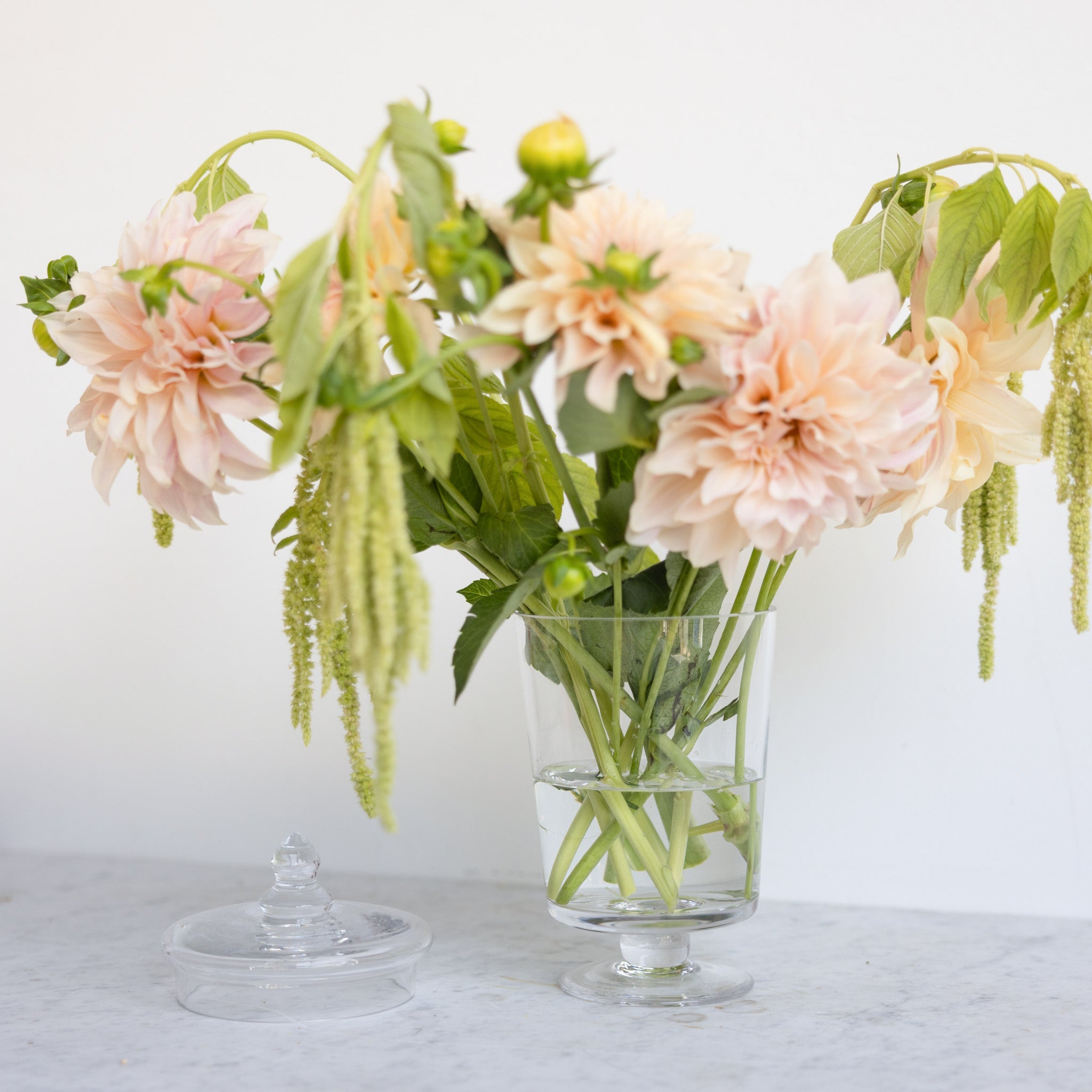 Vintage Glass Candy Jar - elsie green - Decor