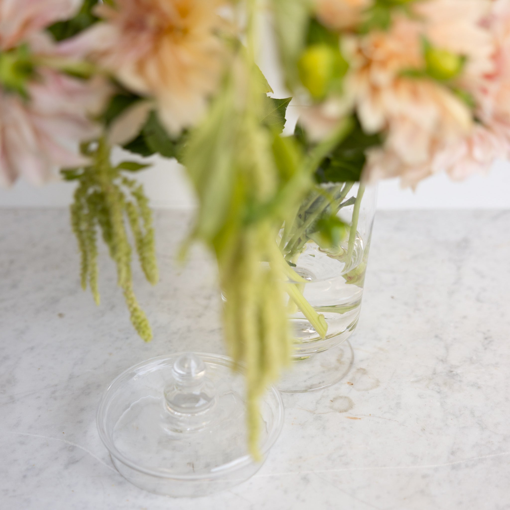Vintage Glass Candy Jar - elsie green - Decor
