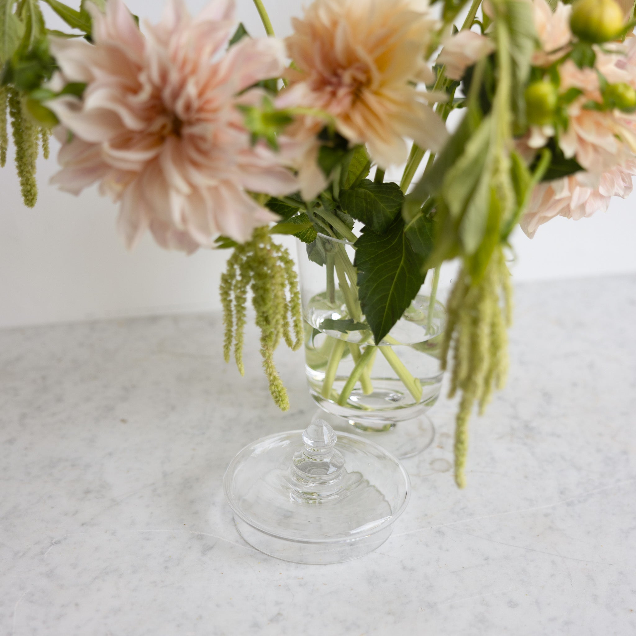 Vintage Glass Candy Jar - elsie green - Decor