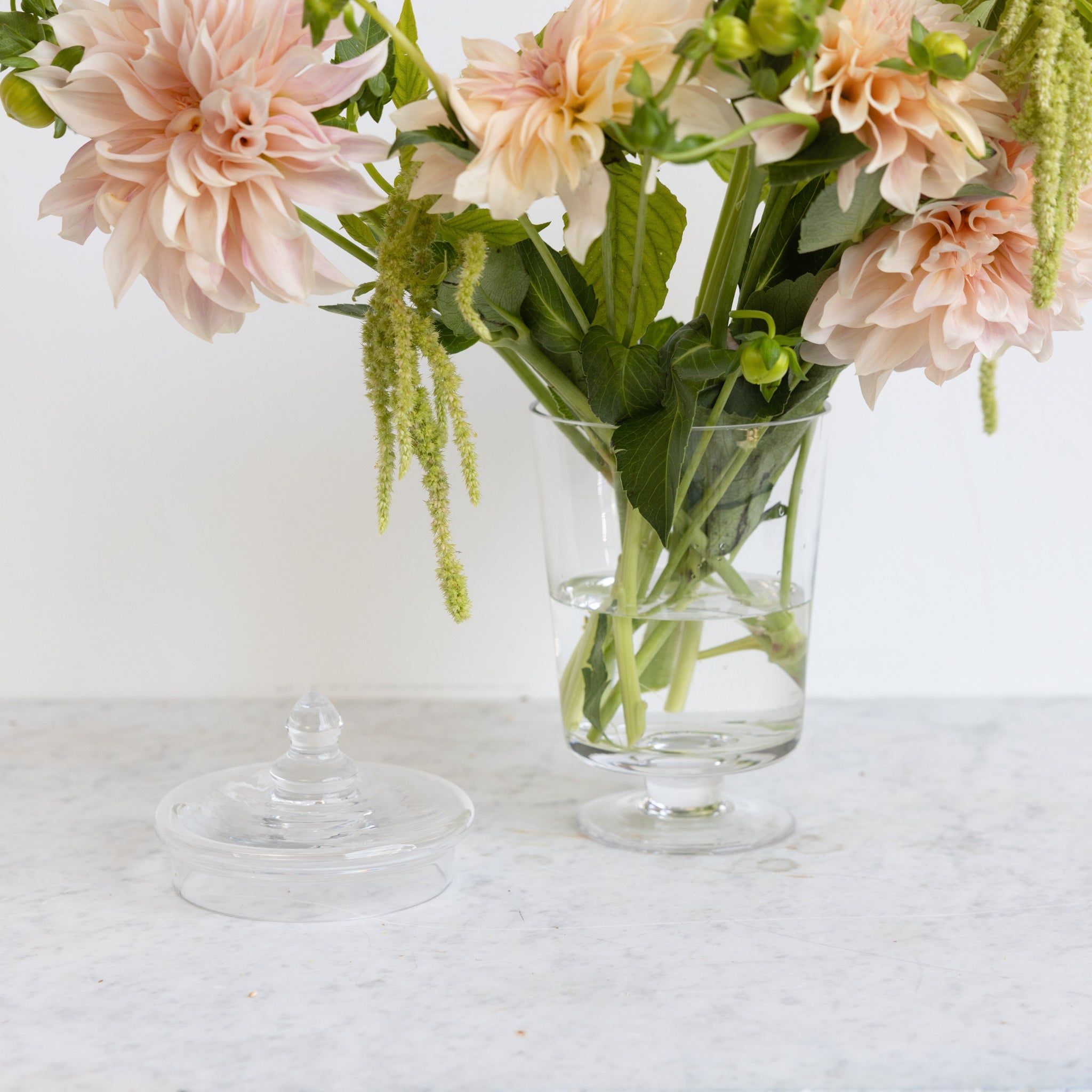 Vintage Glass Candy Jar - elsie green - Decor