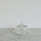 Vintage Glass Cheese Dome With Plate - elsie green - The French Kitchen