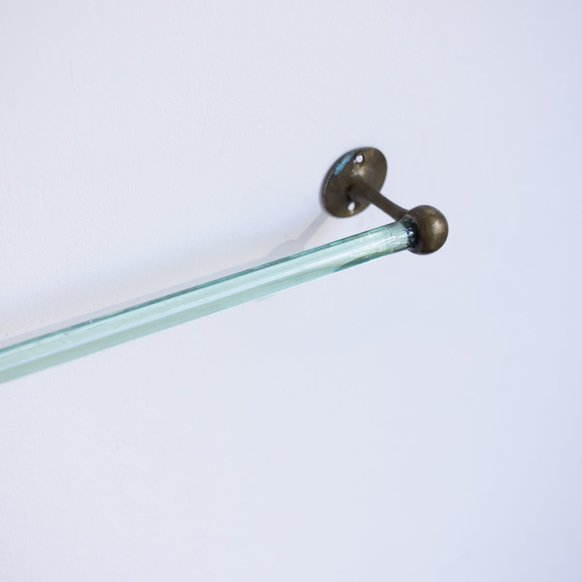 Vintage Glass Towel Bar - elsie green - decor
