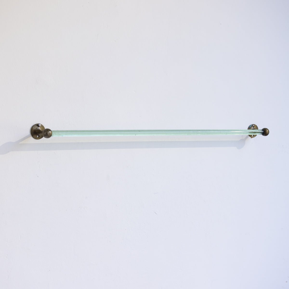 Vintage Glass Towel Bar - elsie green - decor
