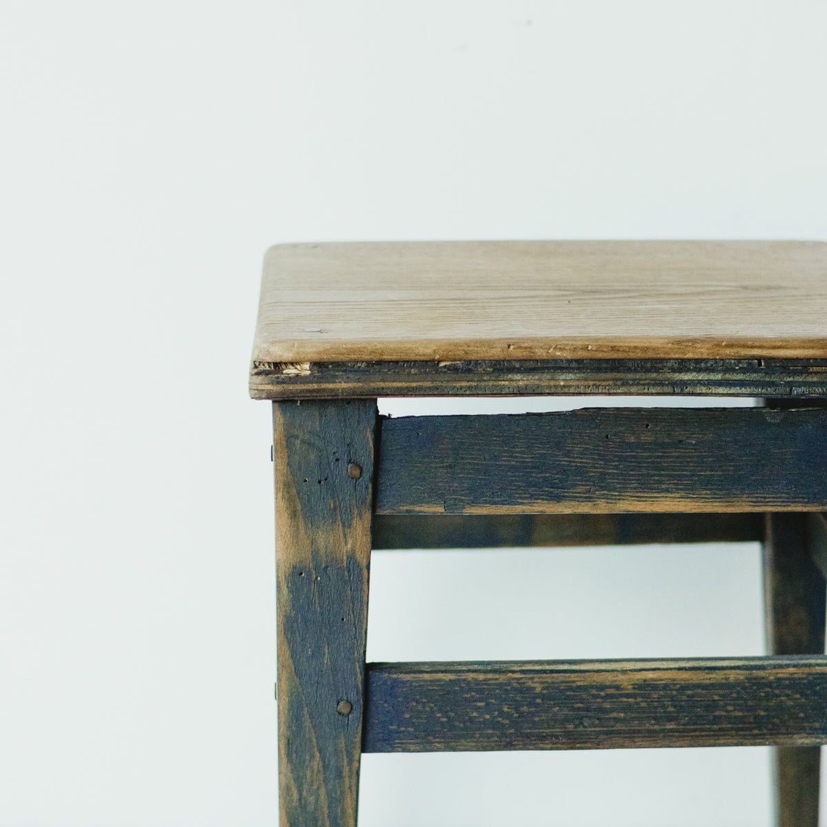 Vintage Hand Made Stool - elsie green - furniture